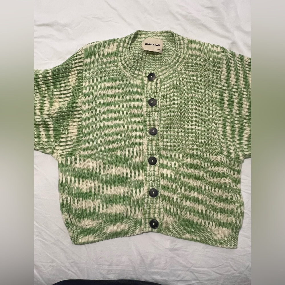 Misha & Puff peapod mini fisherman cardigan xs/s